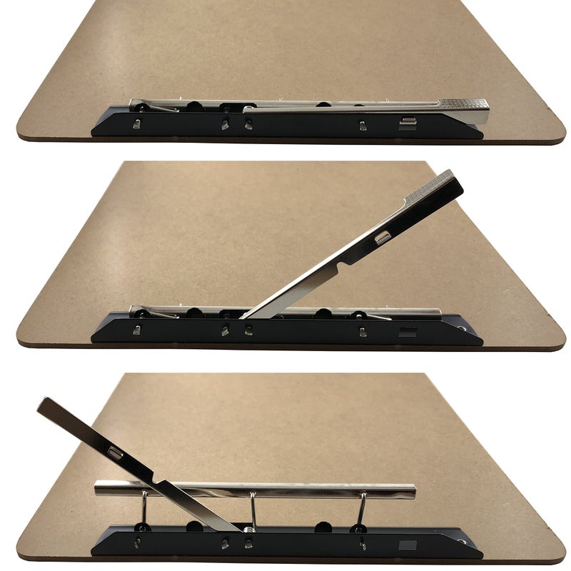 Trade Quest Ledger Size Clipboard Lever Hinge Clip 19.5'' x 11.6'' (Pack of 3) - Image 2